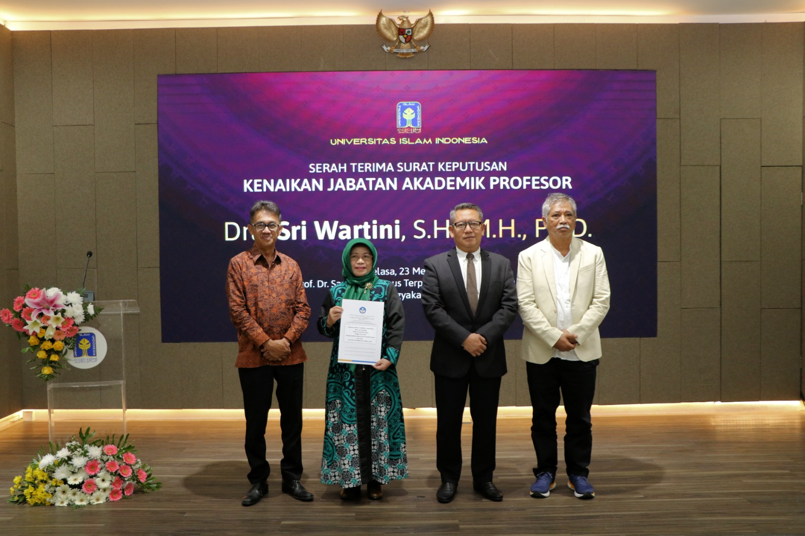 UII Menambah Jumlah Profesor Bidang Ilmu Hukum