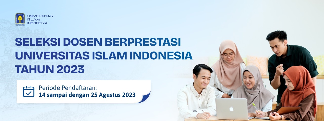 Seleksi Dosen Berprestasi Tahun 2023 Universitas Islam Indonesia