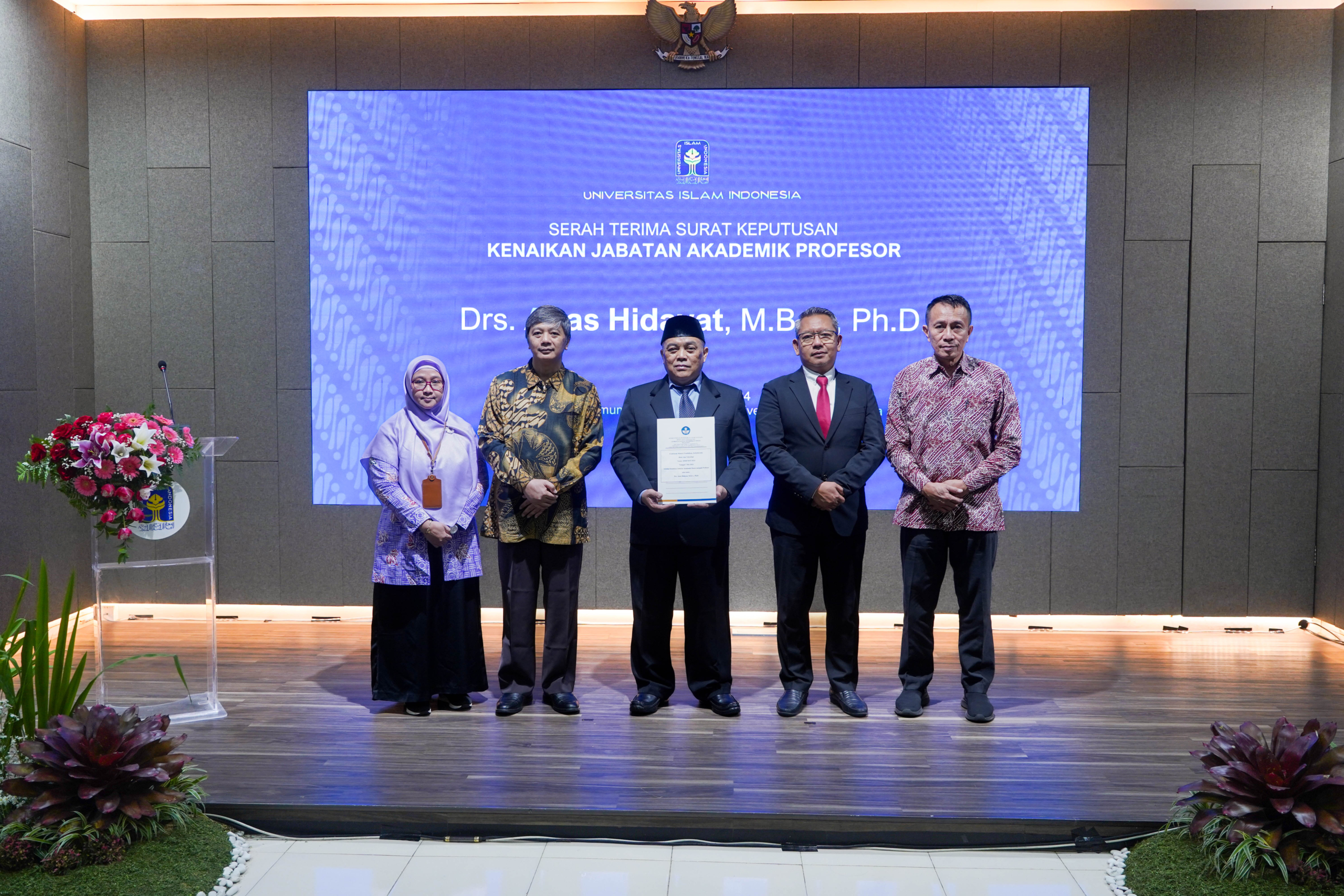Cacah Profesor di UII Kembali Bertambah