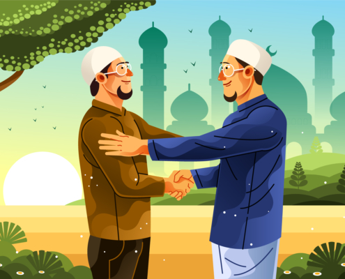 Ilustrasi Adab Sesama Muslim
