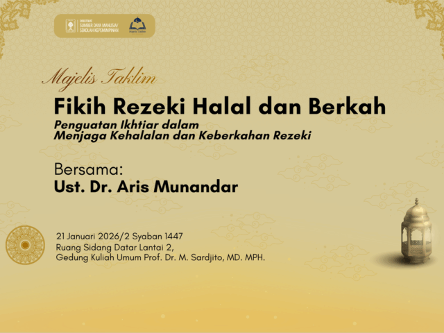 Fikih Rezeki Halal dan Berkah: Penguatan Ikhtiar dalam Menjaga Kehalalan dan Keberkahan Rezeki