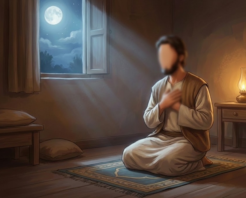 Ilustrasi Pemaaf Ahli Surga Sahabat Nabi Berdoa